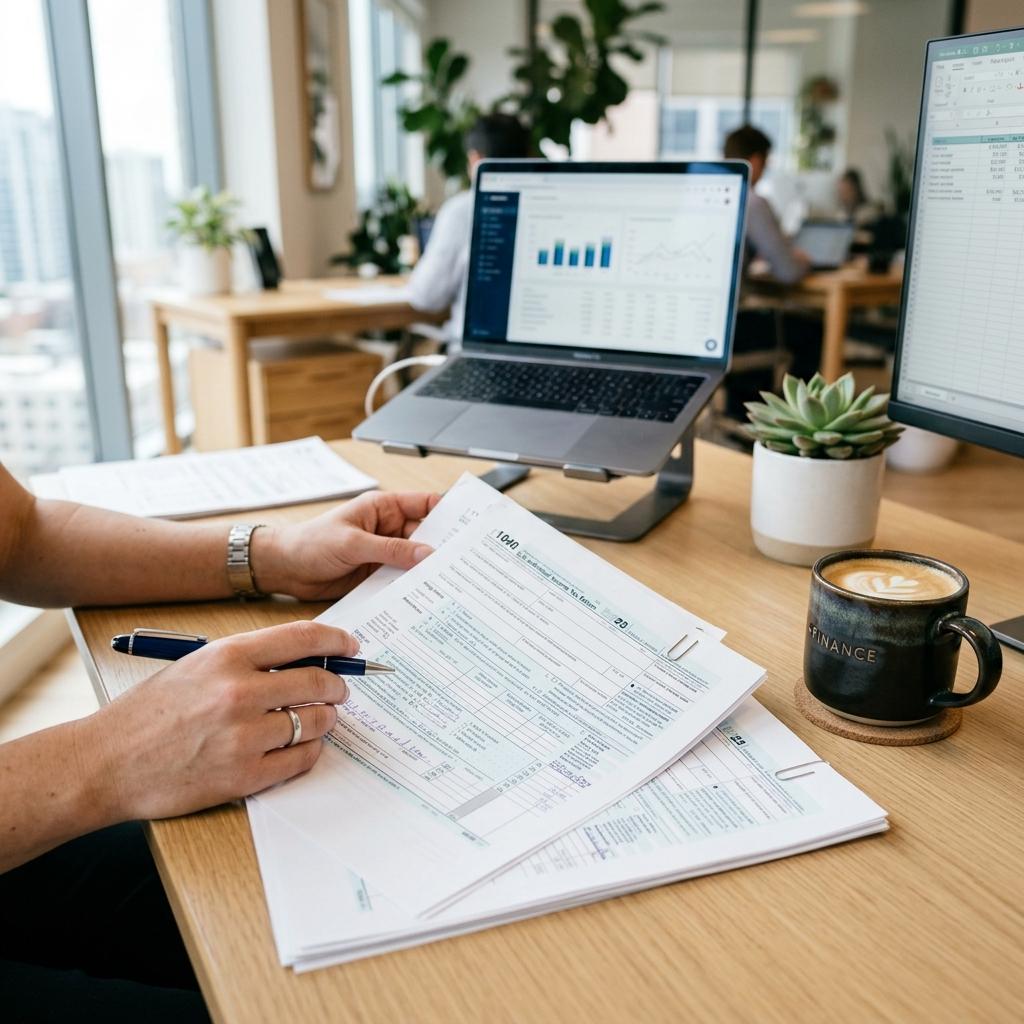Modern Financial Workspace